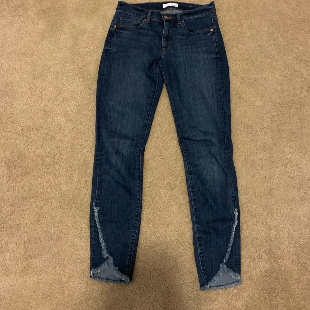 Good Condition Ann Taylor Loft Tulip Hem Jeans
